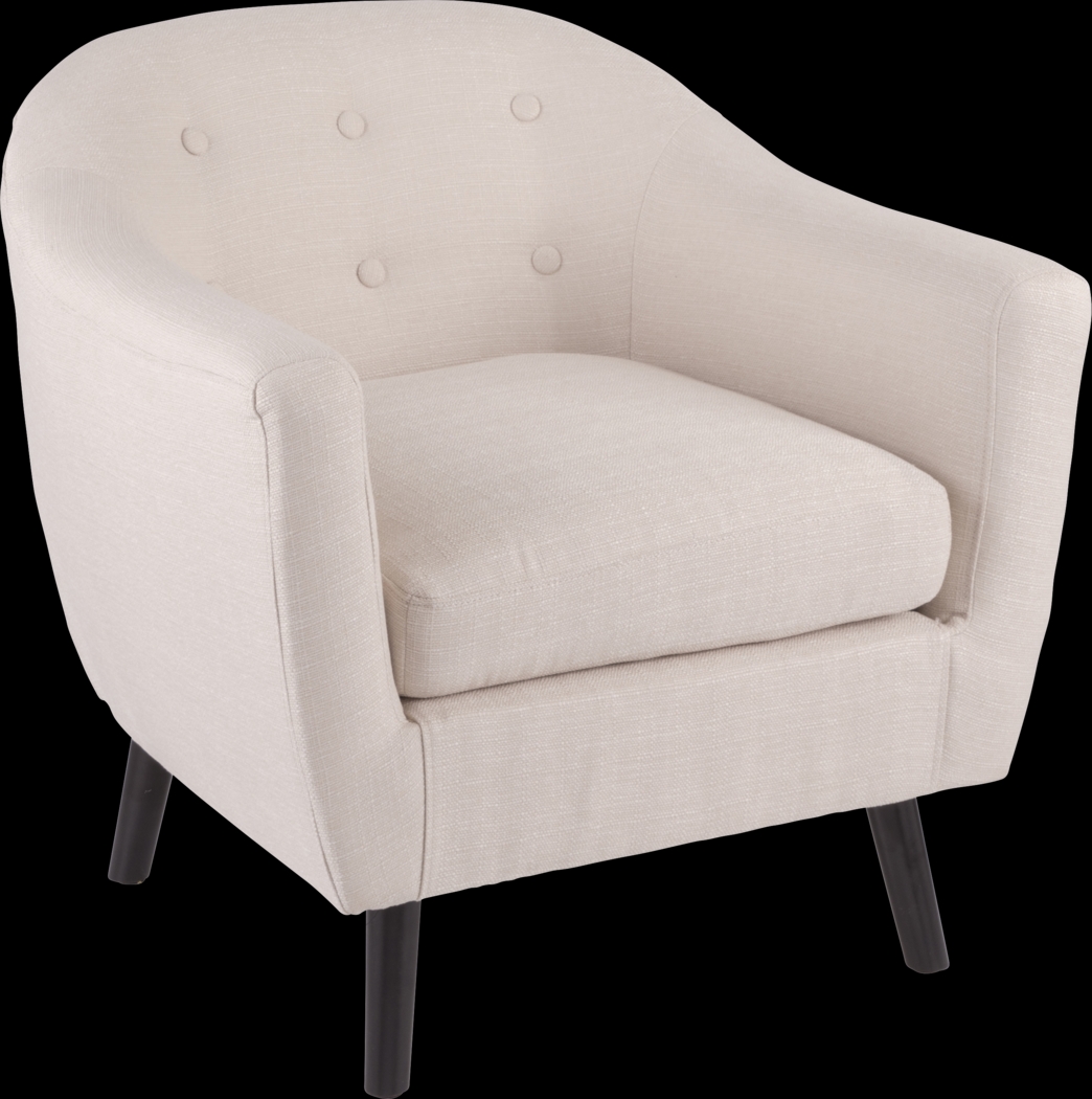 Rozelle Cream Accent Chair - Thumbnail - Image 1
