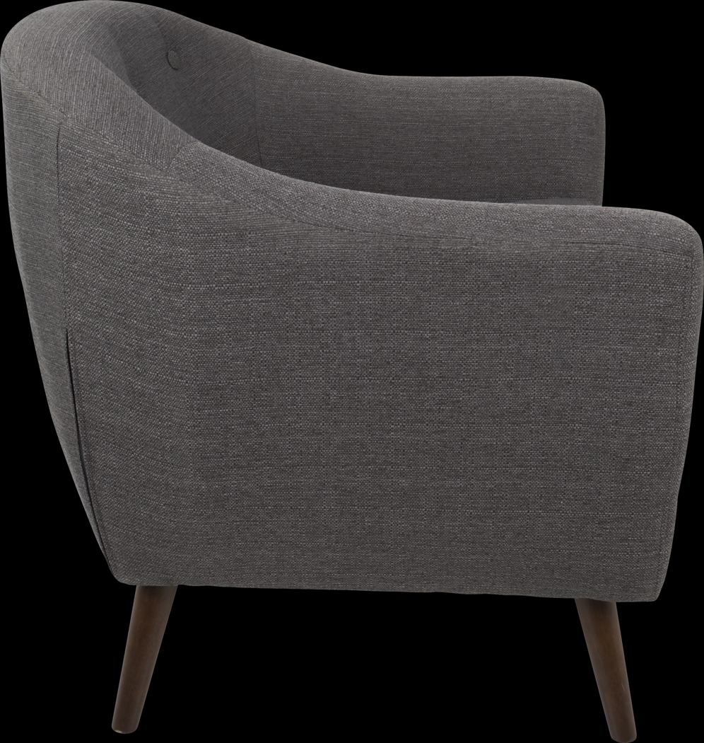 Rozelle Gray Accent Chair - Thumbnail - Image 3