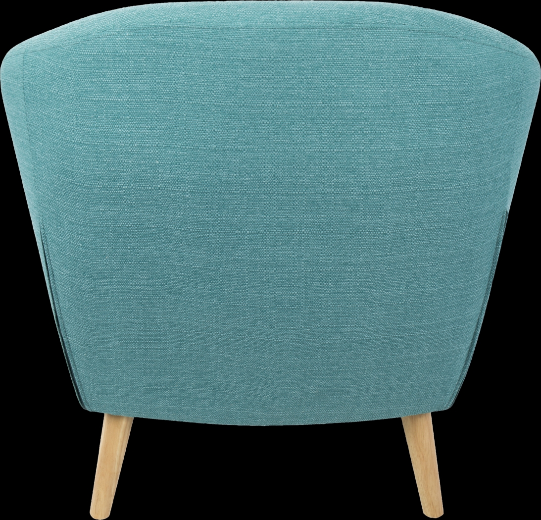 Rozelle Teal Accent Chair - Thumbnail - Image 2