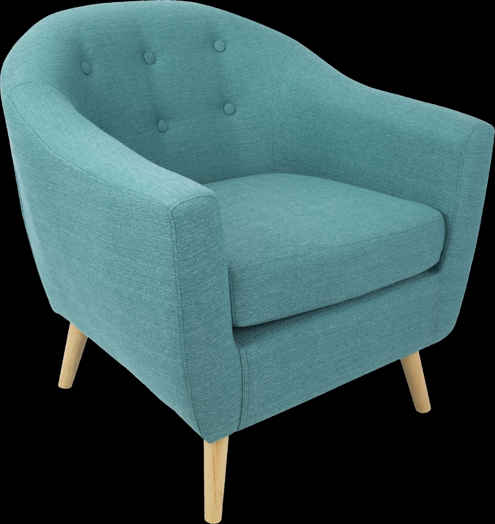 Rozelle Teal Accent Chair - Thumbnail - Image 1