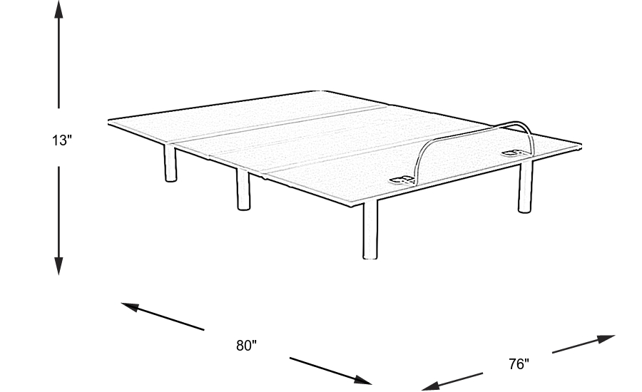 Dimension Image. Please refer to the Dimension Tab on this page for dimension details.