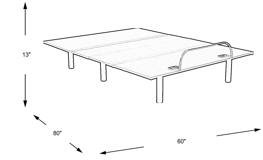 Dimension Image. Please refer to the Dimension Tab on this page for dimension details.
