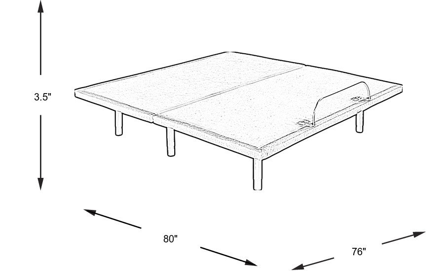 Dimension Image. Please refer to the Dimension Tab on this page for dimension details.