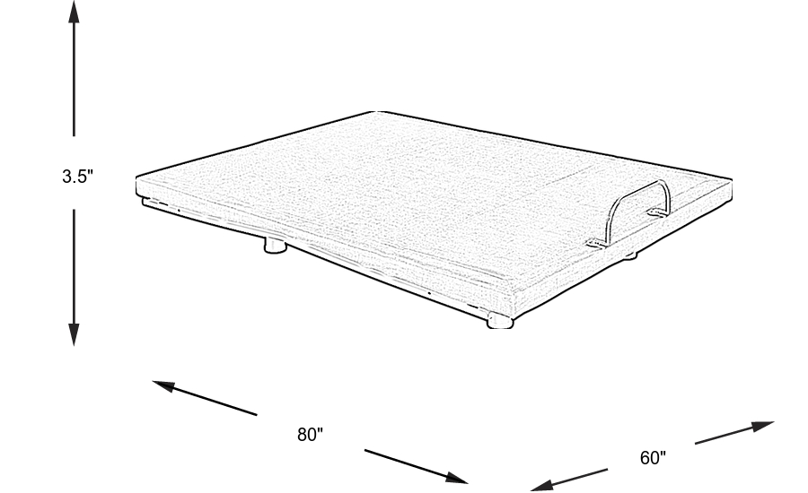 Dimension Image. Please refer to the Dimension Tab on this page for dimension details.