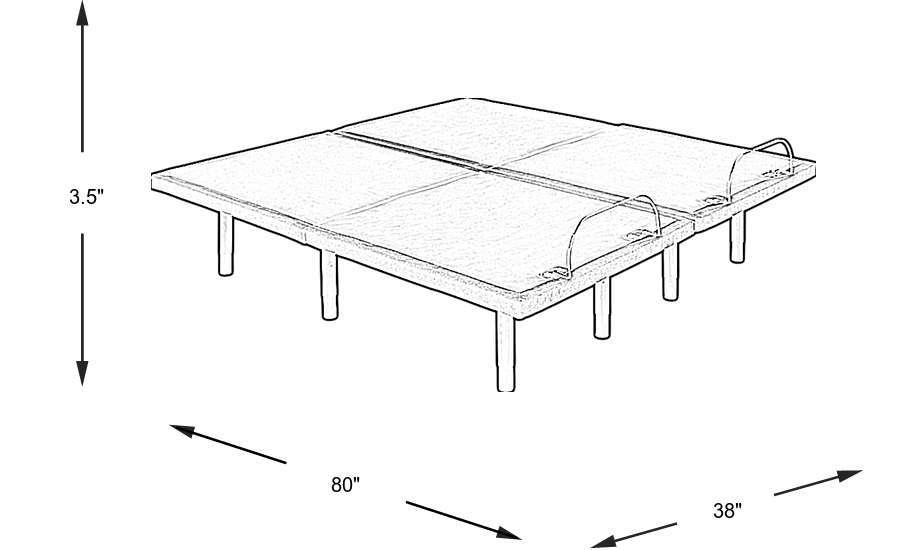 Dimension Image. Please refer to the Dimension Tab on this page for dimension details.