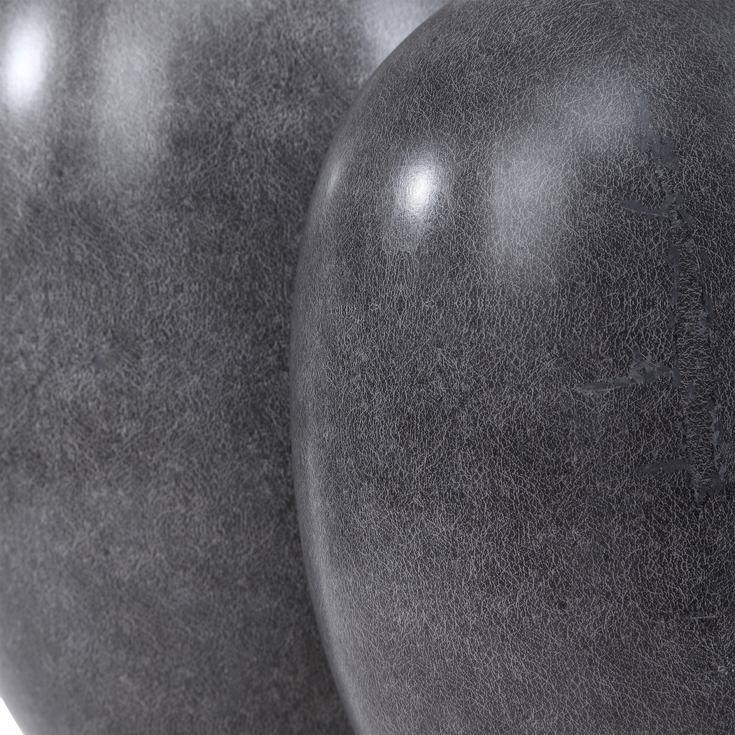 Rubino Gray Vase, Set of 2 - Thumbnail - Image 2