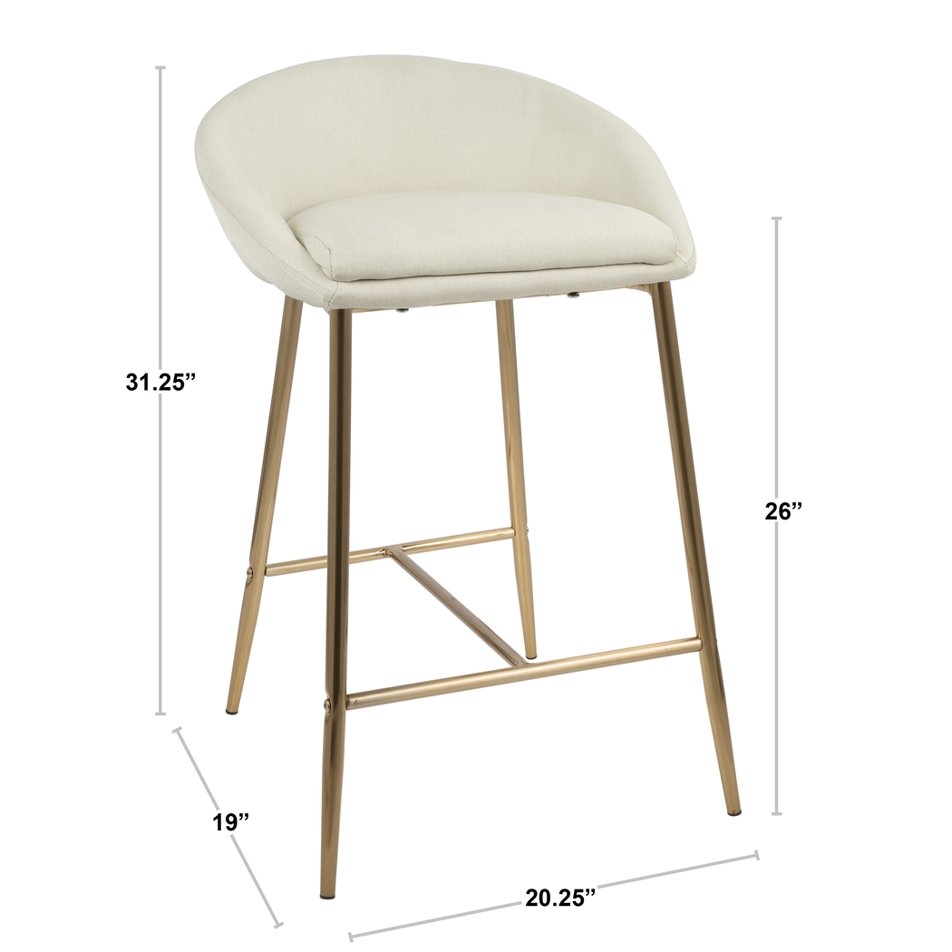 Ruley Camel Counter Height Stool, Set of 2 - Thumbnail - Image 11