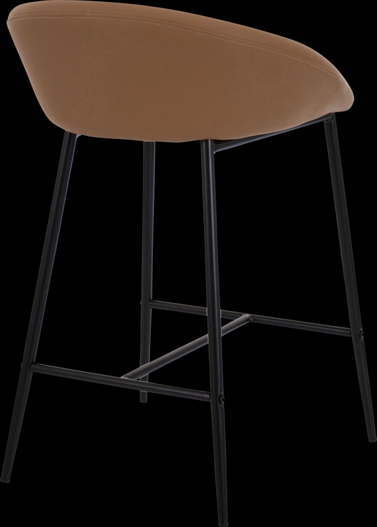 Ruley Camel Counter Height Stool, Set of 2 - Thumbnail - Image 6