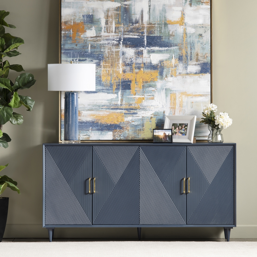 Rummele Blue Sideboard - Thumbnail - Image 2
