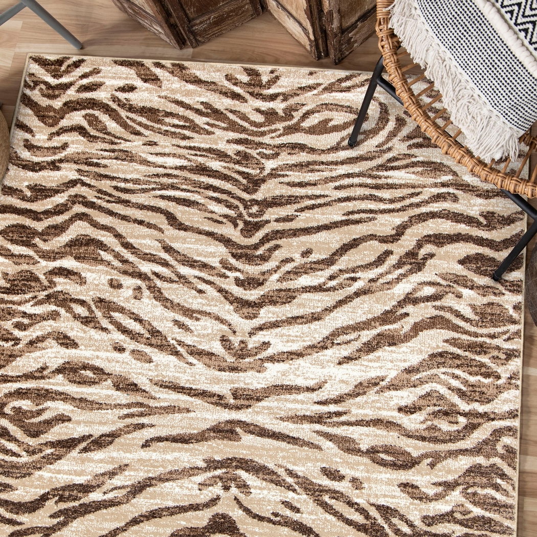 Rummo Off White 5'3 x 7'6 Rug - Thumbnail - Image 4