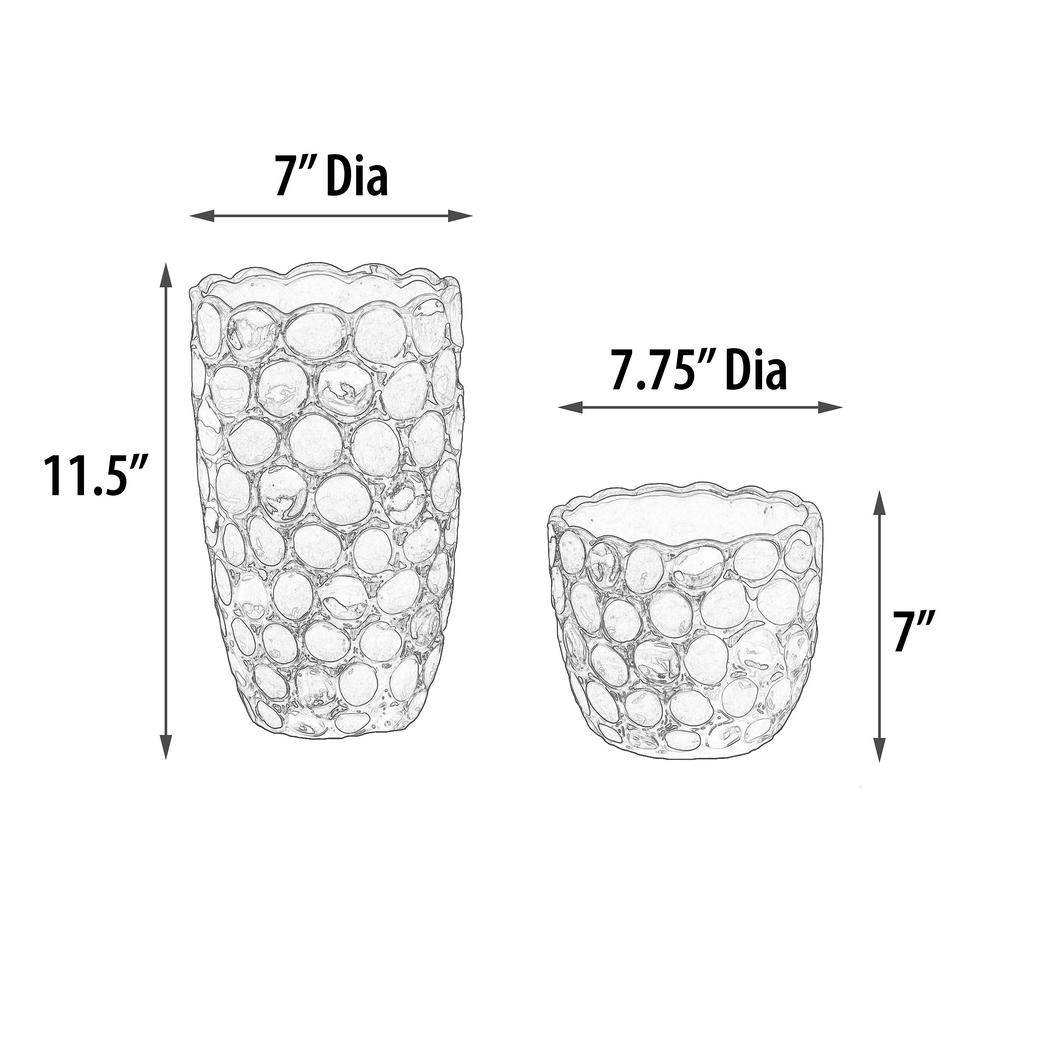 Runako Turquoise Vase, Set of 2 - Thumbnail - Image 5