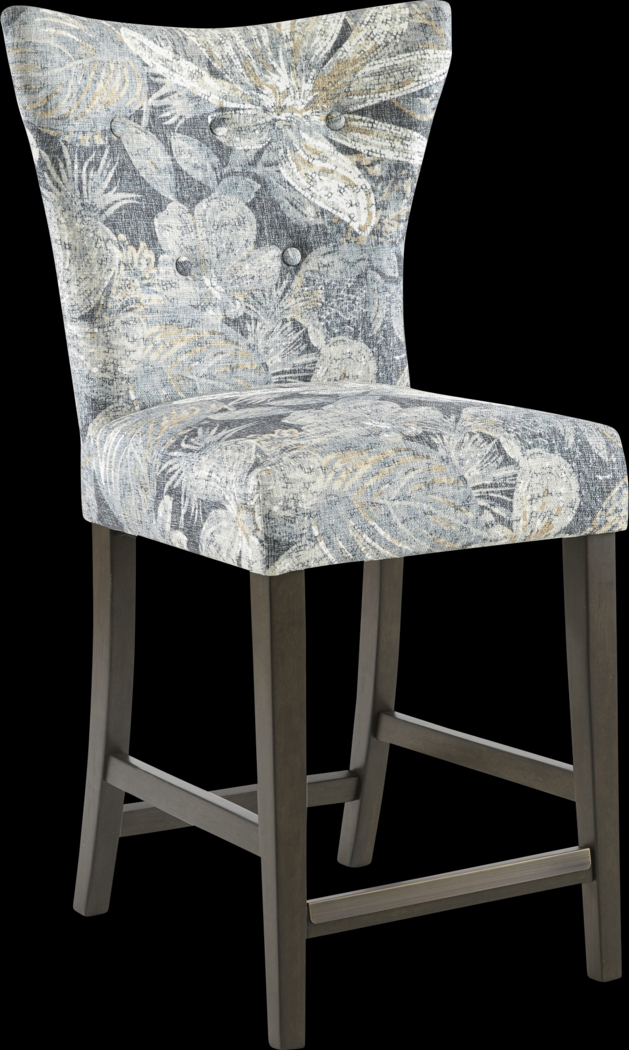 Rundberg Blue Counter Height Stool - Thumbnail - Image 1