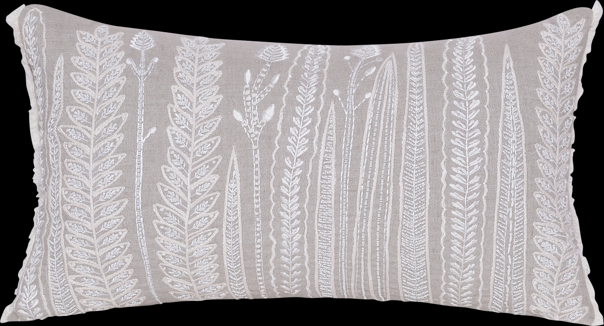 Running Bay Beige Lumbar Pillow - Thumbnail - Image 1
