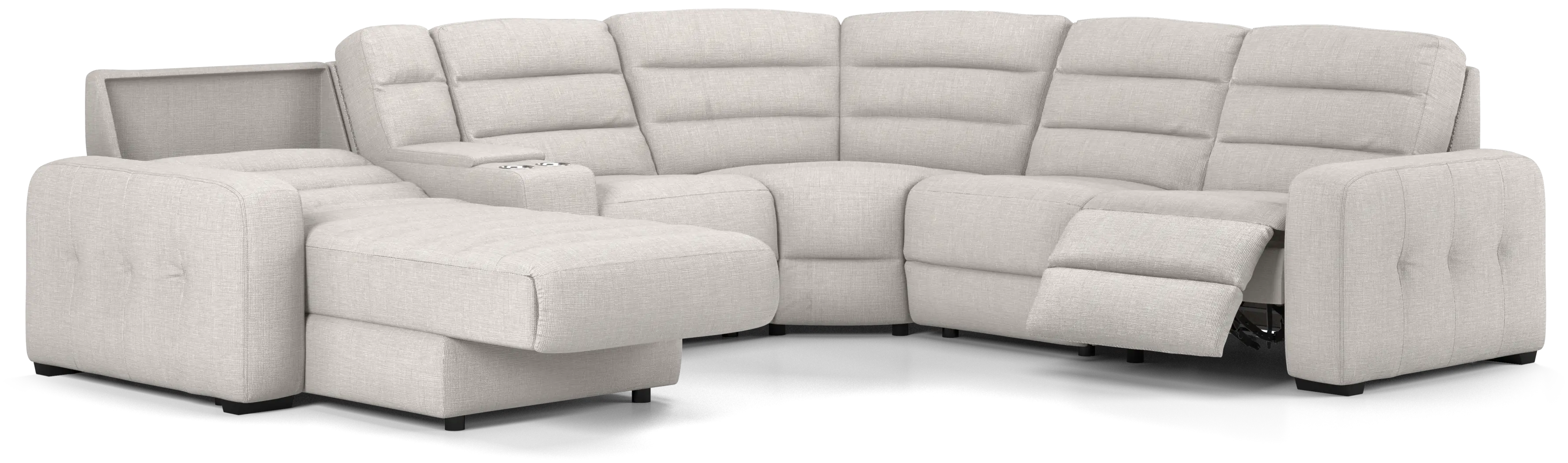 Runyon Canyon Platinum 6 Pc Power Reclining Sectional - Image 6