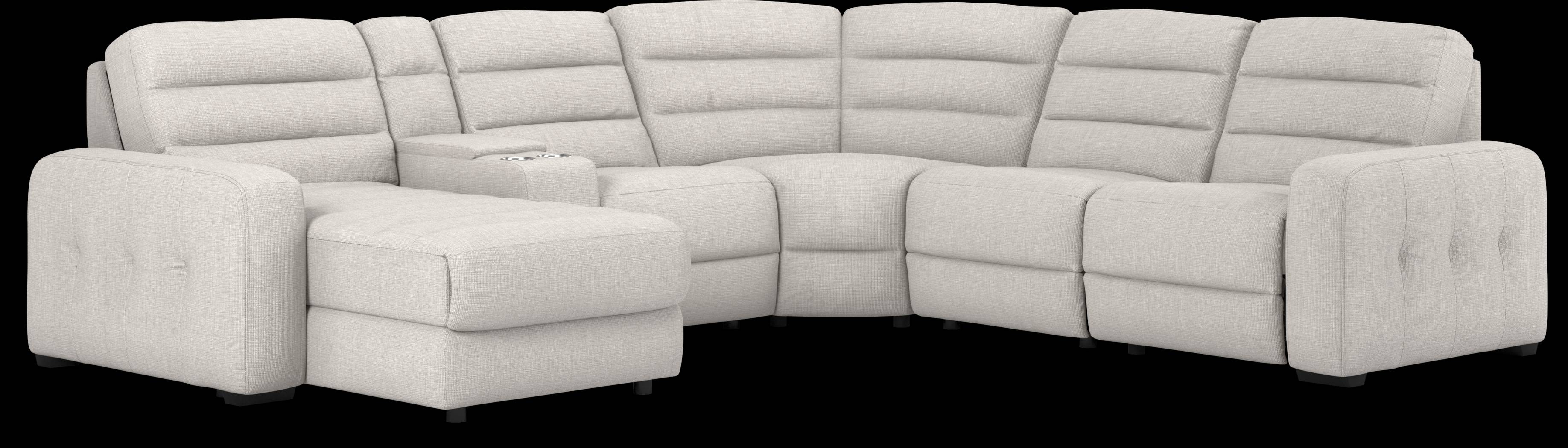 Runyon Canyon Platinum 6 Pc Power Reclining Sectional - Thumbnail - Image 1