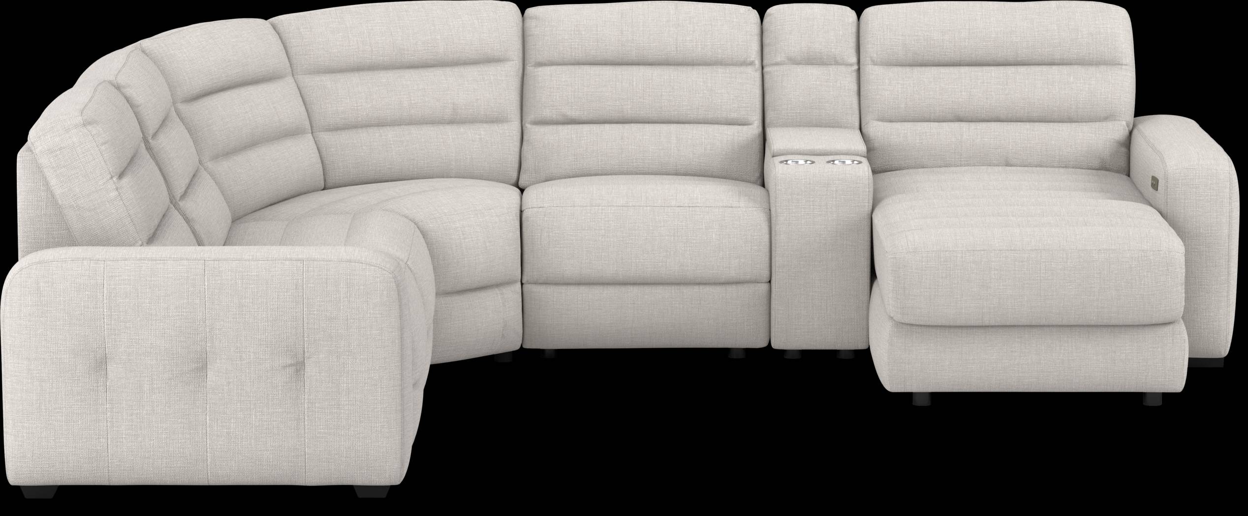 Runyon Canyon Platinum 6 Pc Power Reclining Sectional - Thumbnail - Image 3