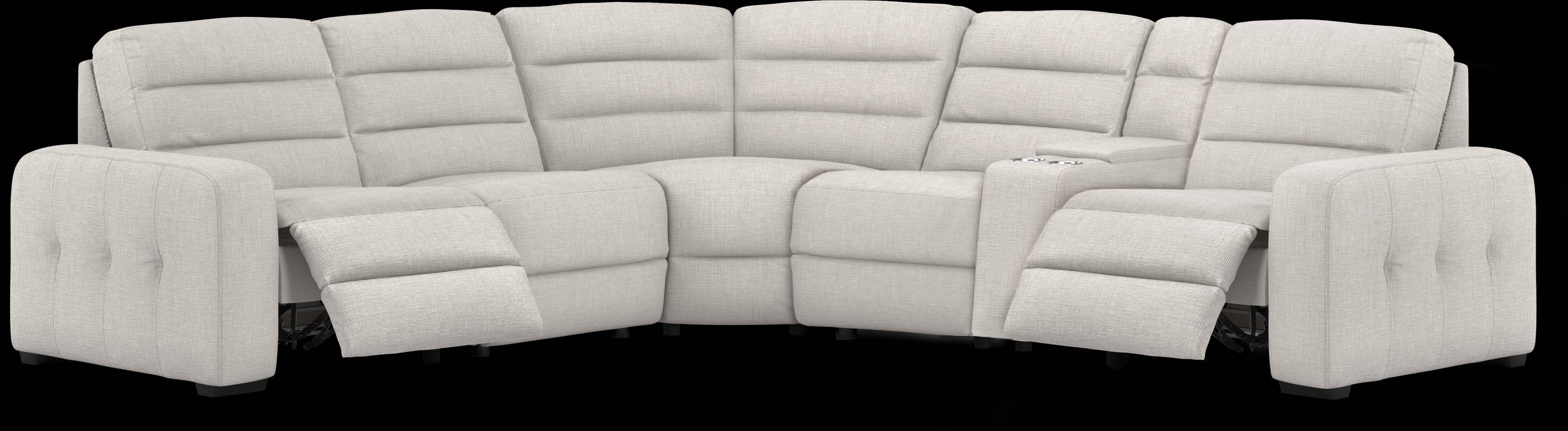 Runyon Canyon Platinum 6 Pc Power Reclining Sectional - Thumbnail - Image 1