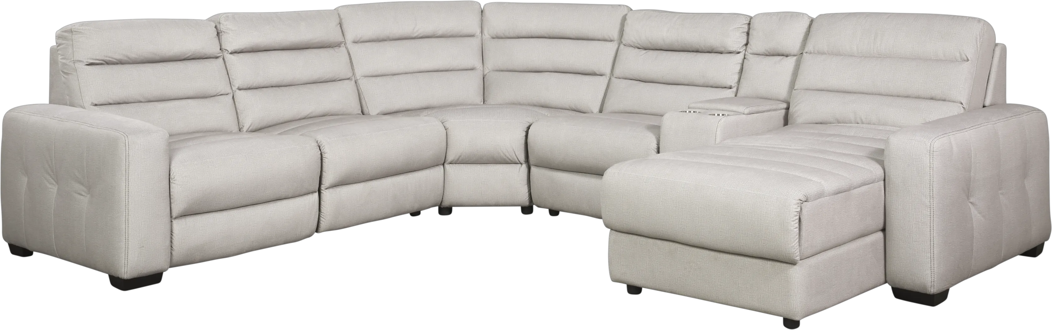 Runyon Canyon Platinum 6 Pc Power Reclining Sectional - Thumbnail - Image 1