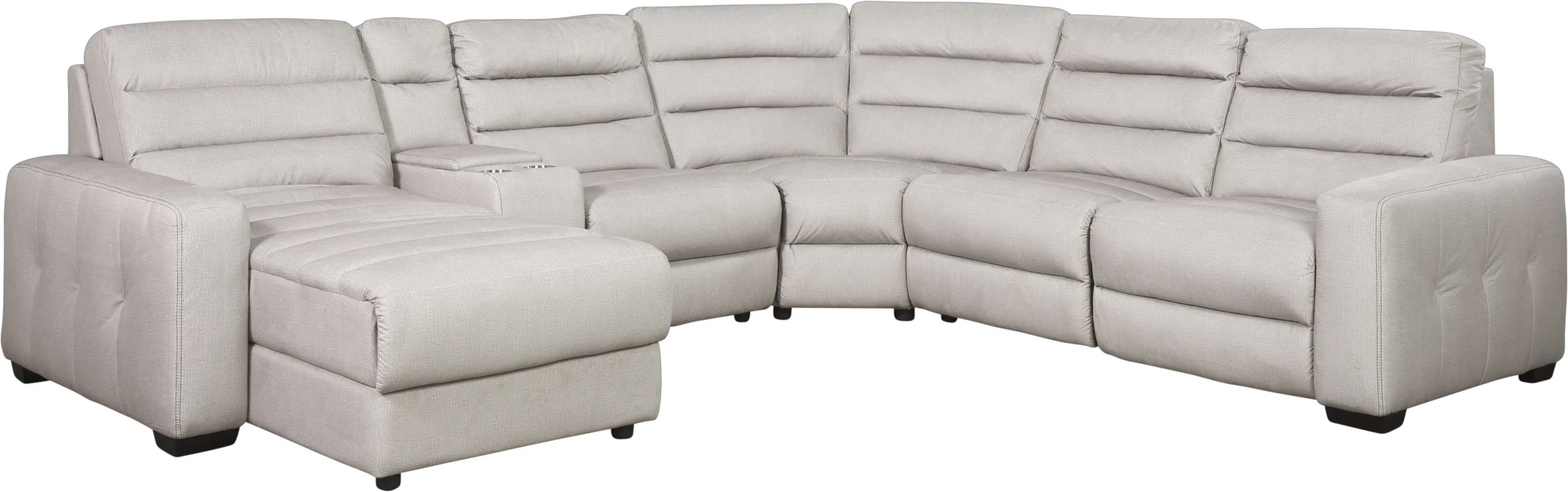 Runyon Canyon Platinum 6 Pc Power Reclining Sectional - Thumbnail - Image 1
