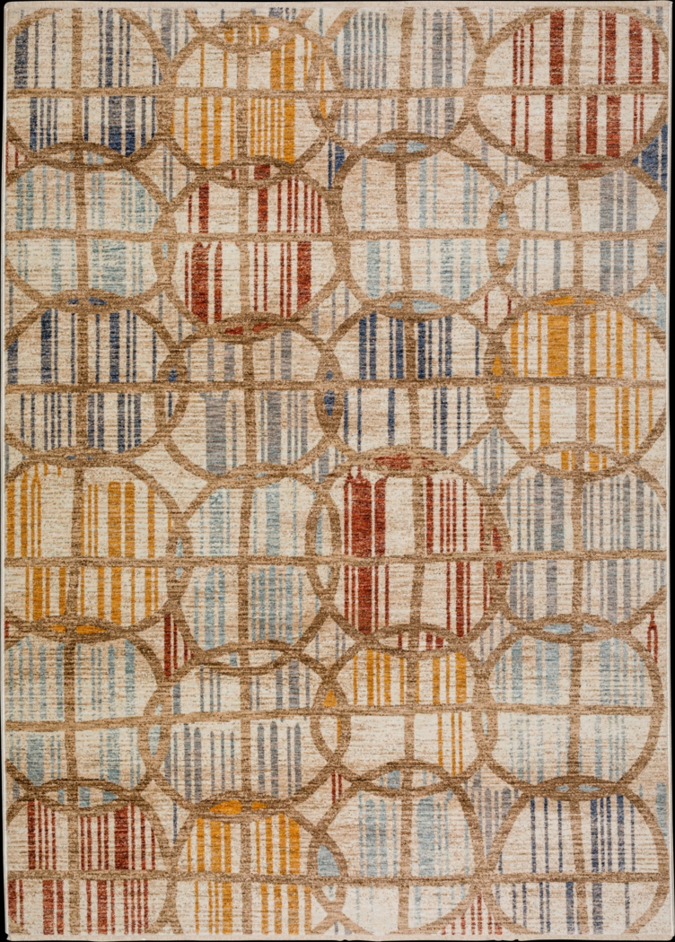Ruoli Brown/Multi 7'10 x 10' Rug - Thumbnail - Image 1