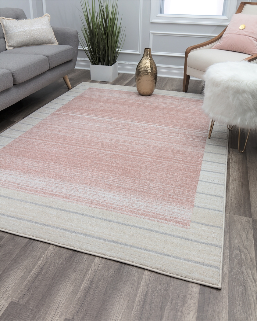 Rusheel Pink 5' x 7' Rug - Thumbnail - Image 3