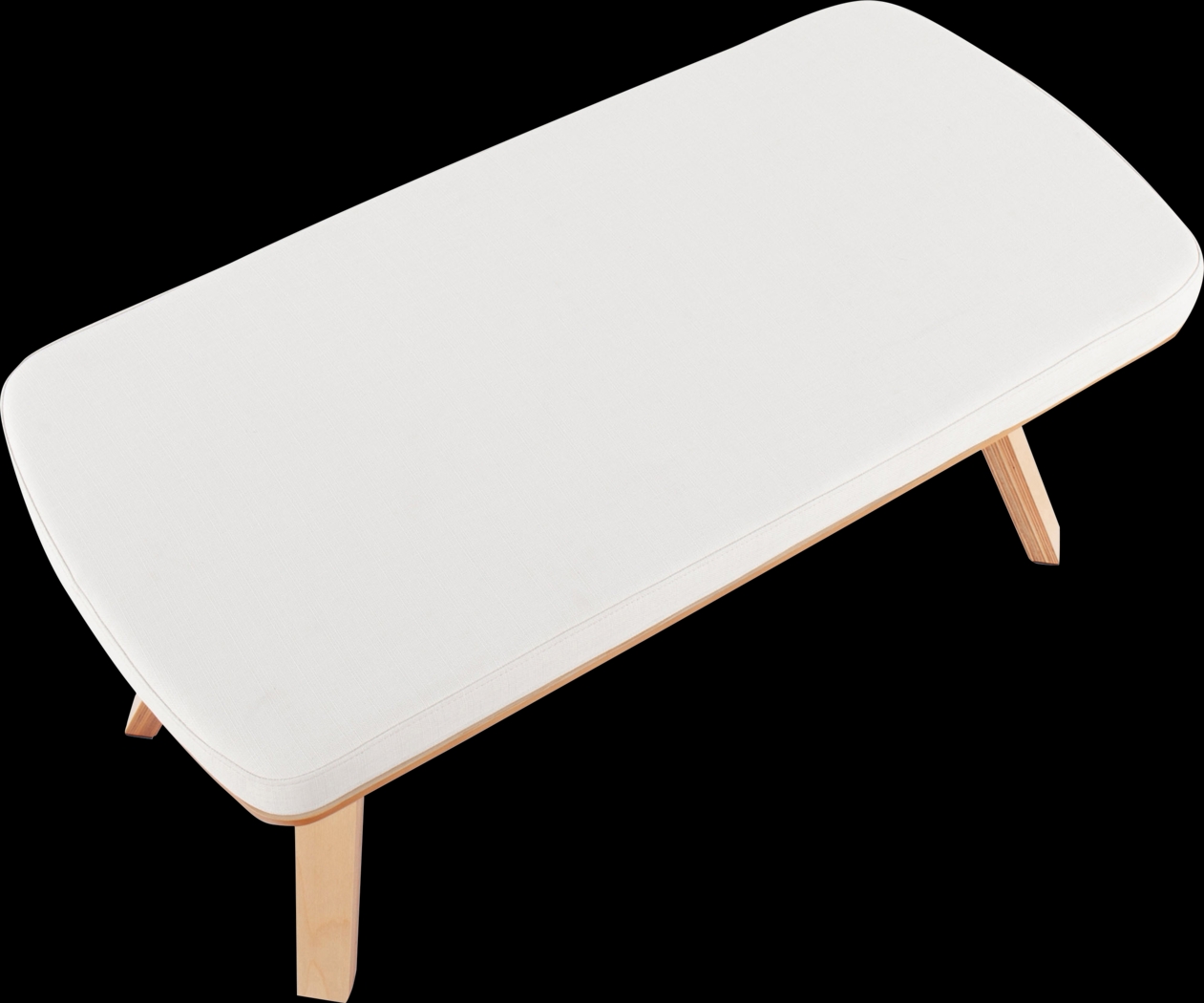 Rushworth I Cream Accent Bench - Thumbnail - Image 5