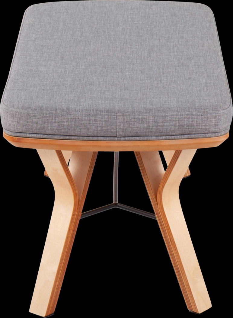 Rushworth I Gray Accent Bench - Thumbnail - Image 2