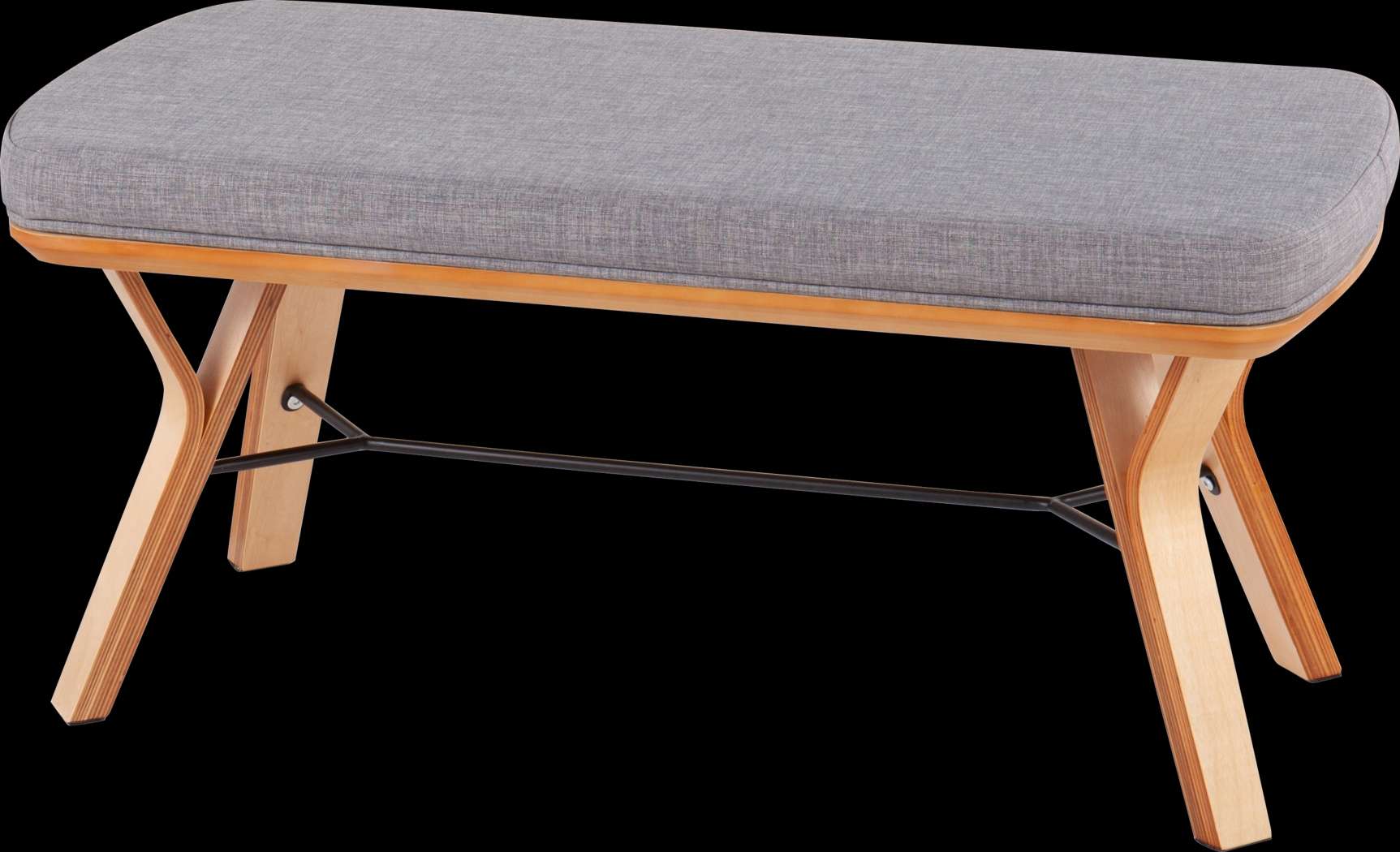 Rushworth I Gray Accent Bench - Thumbnail - Image 3