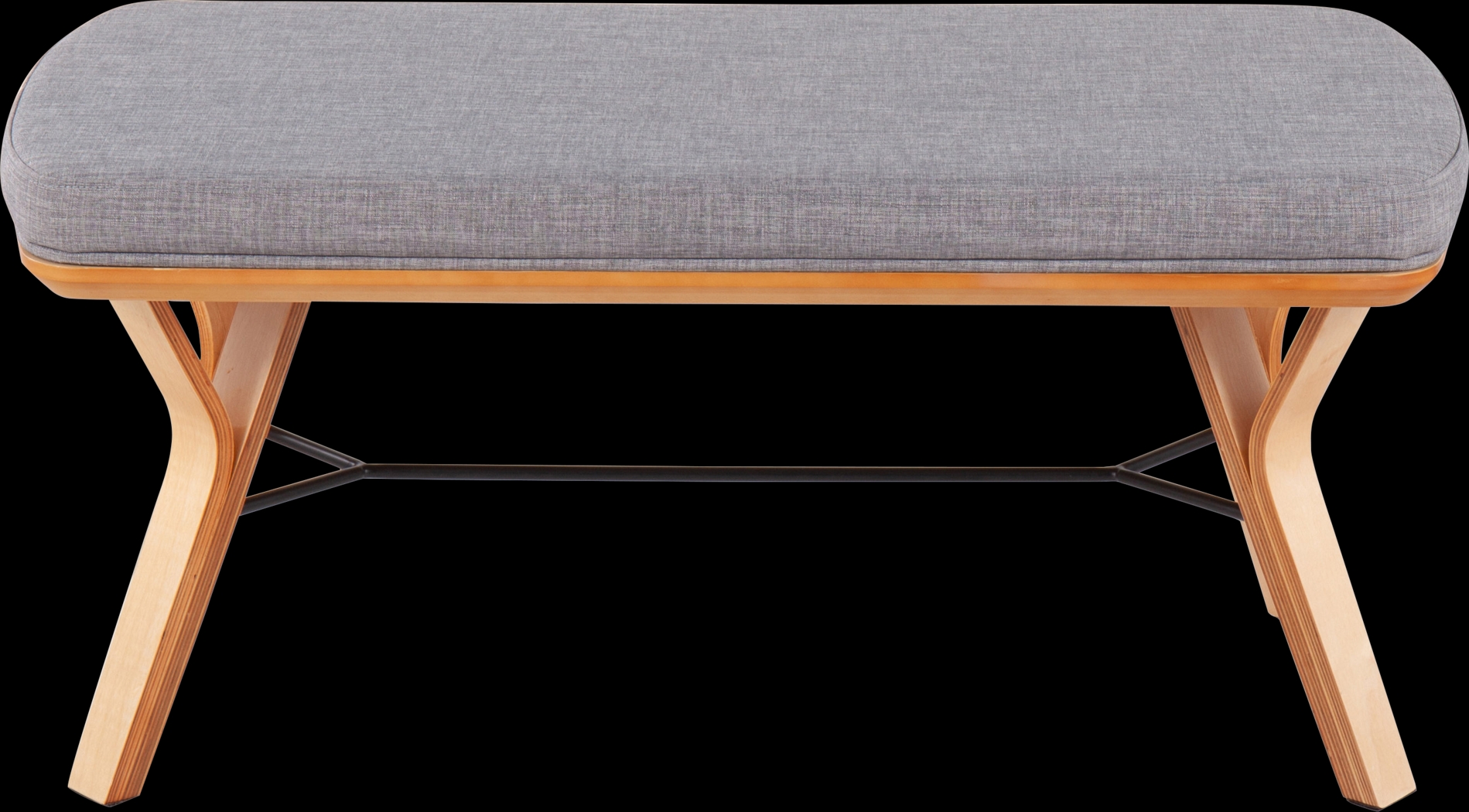 Rushworth I Gray Accent Bench - Thumbnail - Image 4