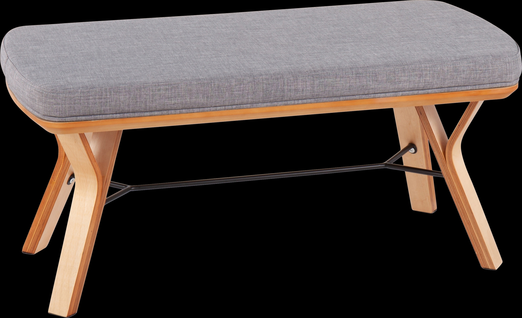 Rushworth I Gray Accent Bench - Thumbnail - Image 1