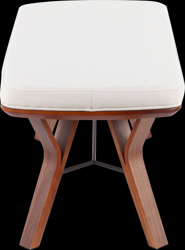 Rushworth II Cream Accent Bench - Thumbnail - Image 2