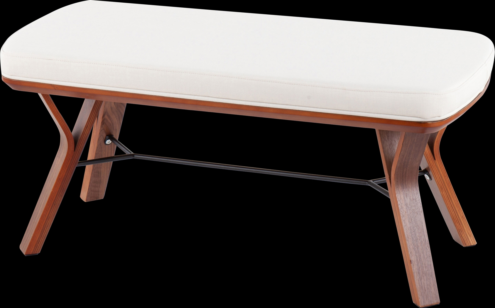 Rushworth II Cream Accent Bench - Thumbnail - Image 3