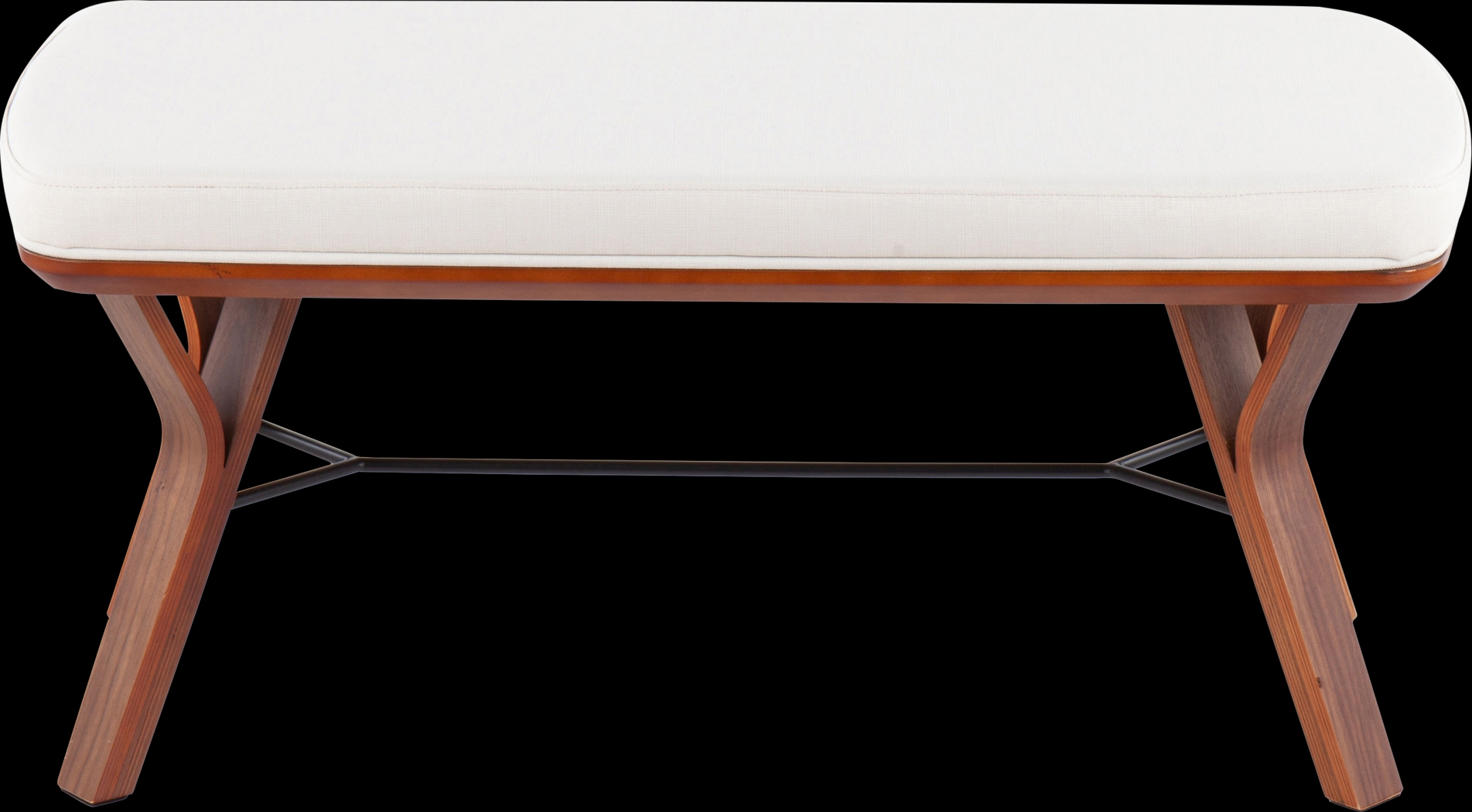 Rushworth II Cream Accent Bench - Thumbnail - Image 4