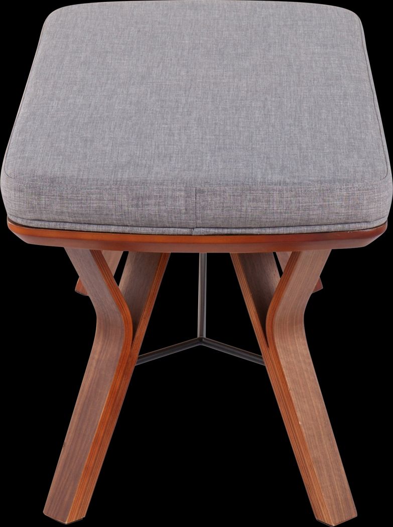 Rushworth II Gray Accent Bench - Thumbnail - Image 2