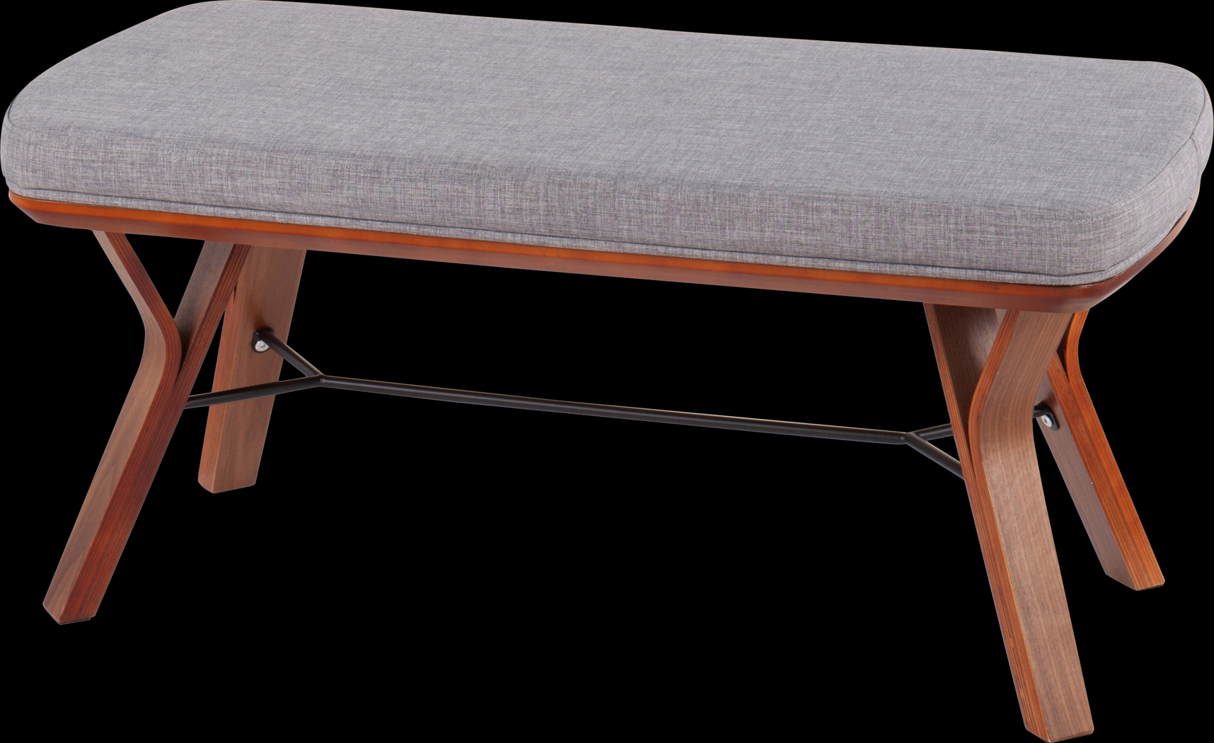 Rushworth II Gray Accent Bench - Thumbnail - Image 3