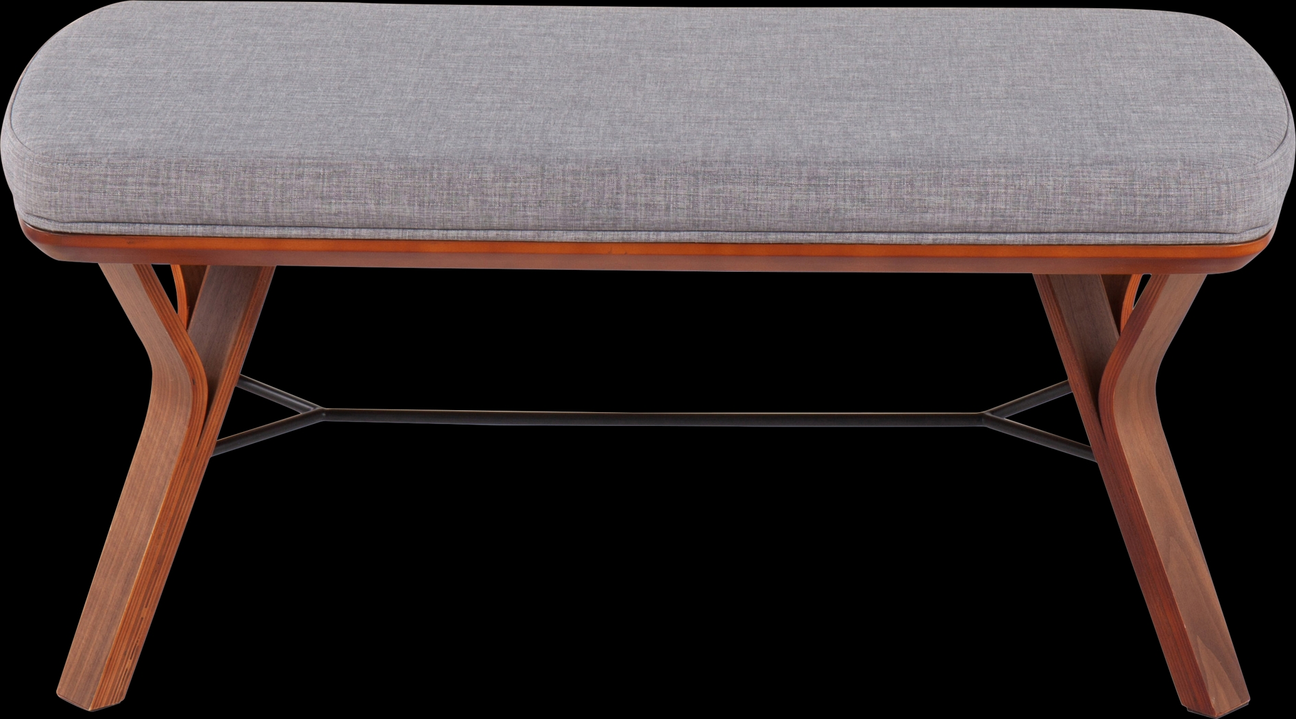 Rushworth II Gray Accent Bench - Thumbnail - Image 4