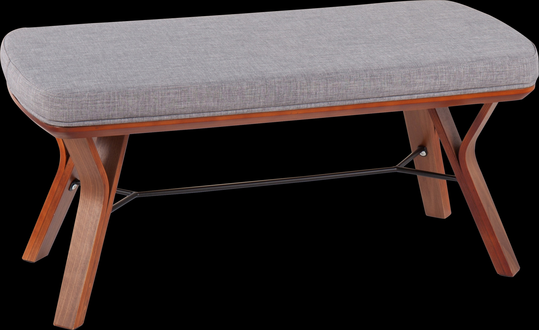 Rushworth II Gray Accent Bench - Thumbnail - Image 1