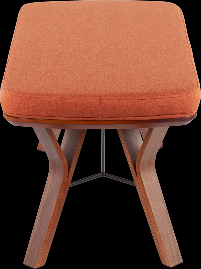 Rushworth II Orange Accent Bench - Thumbnail - Image 2