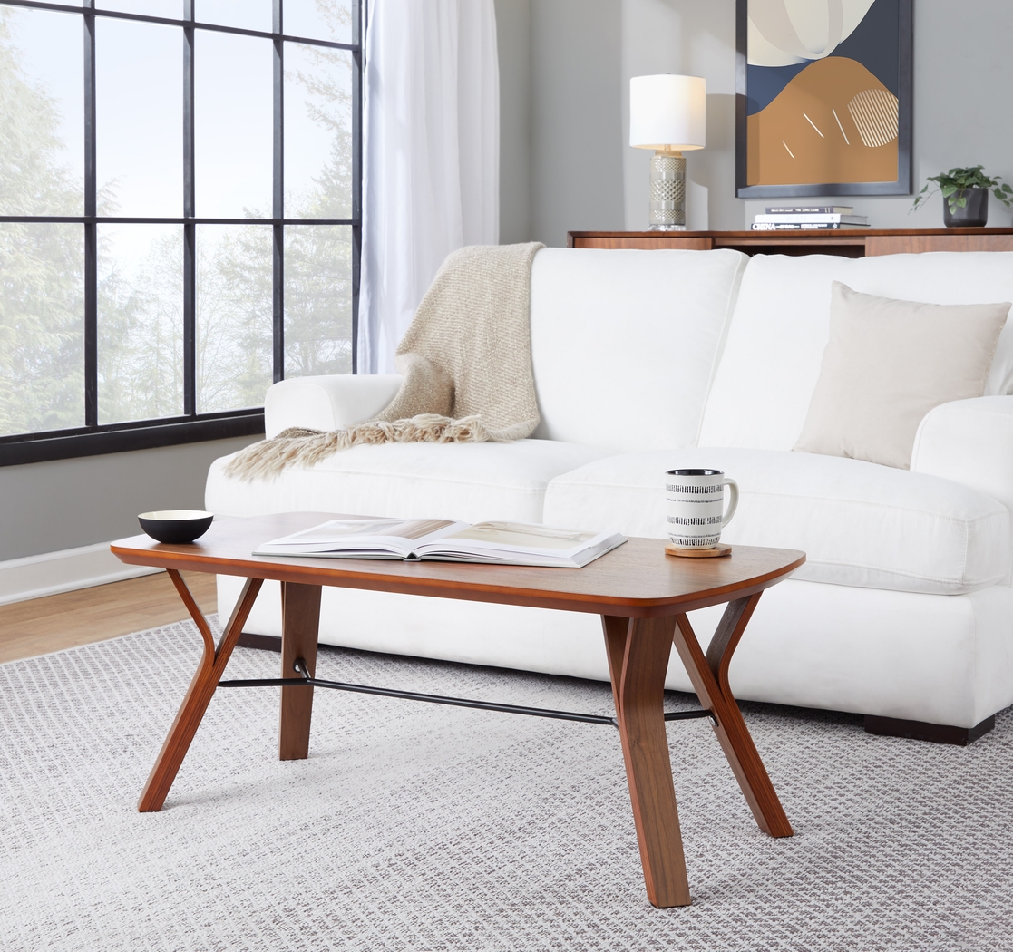 Rushworth II Walnut Cocktail Table - Thumbnail - Image 2