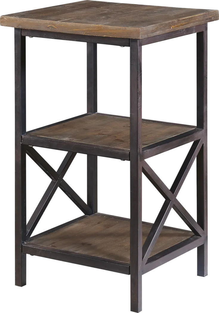 Ruskin Brown Accent Table - Thumbnail - Image 1