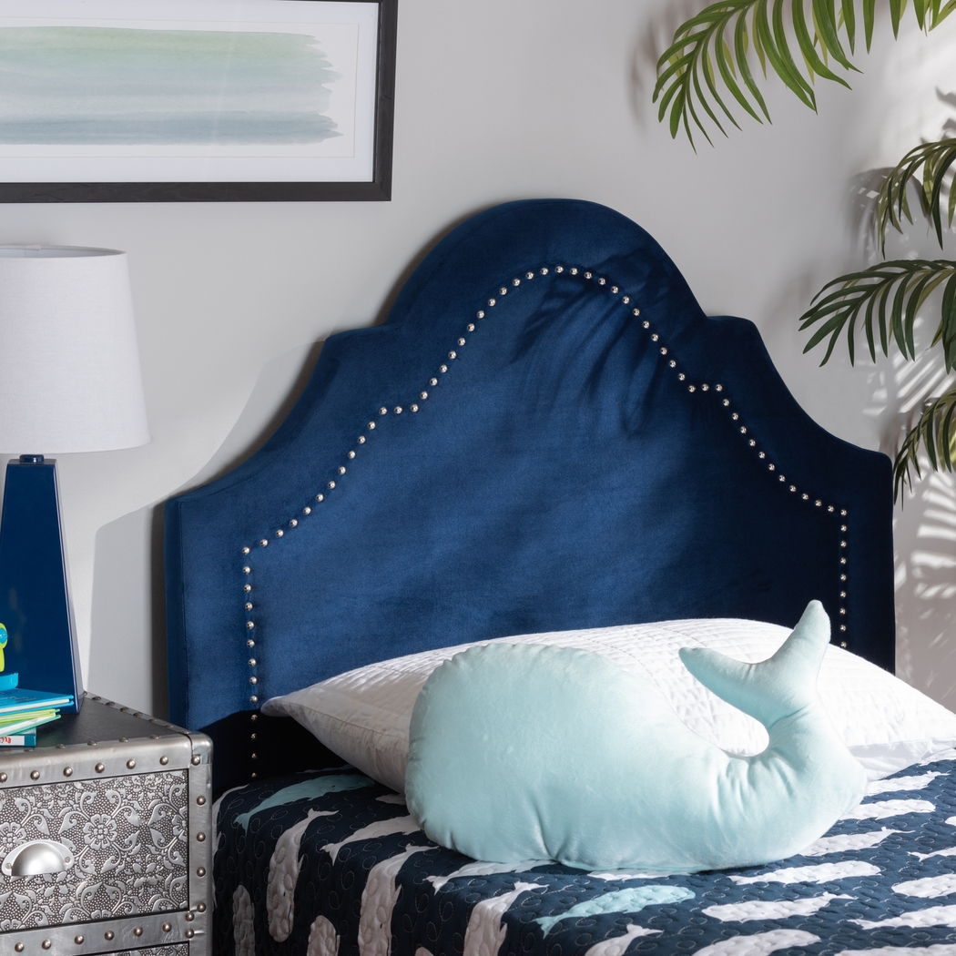 Rusling Navy Twin Headboard - Thumbnail - Image 2
