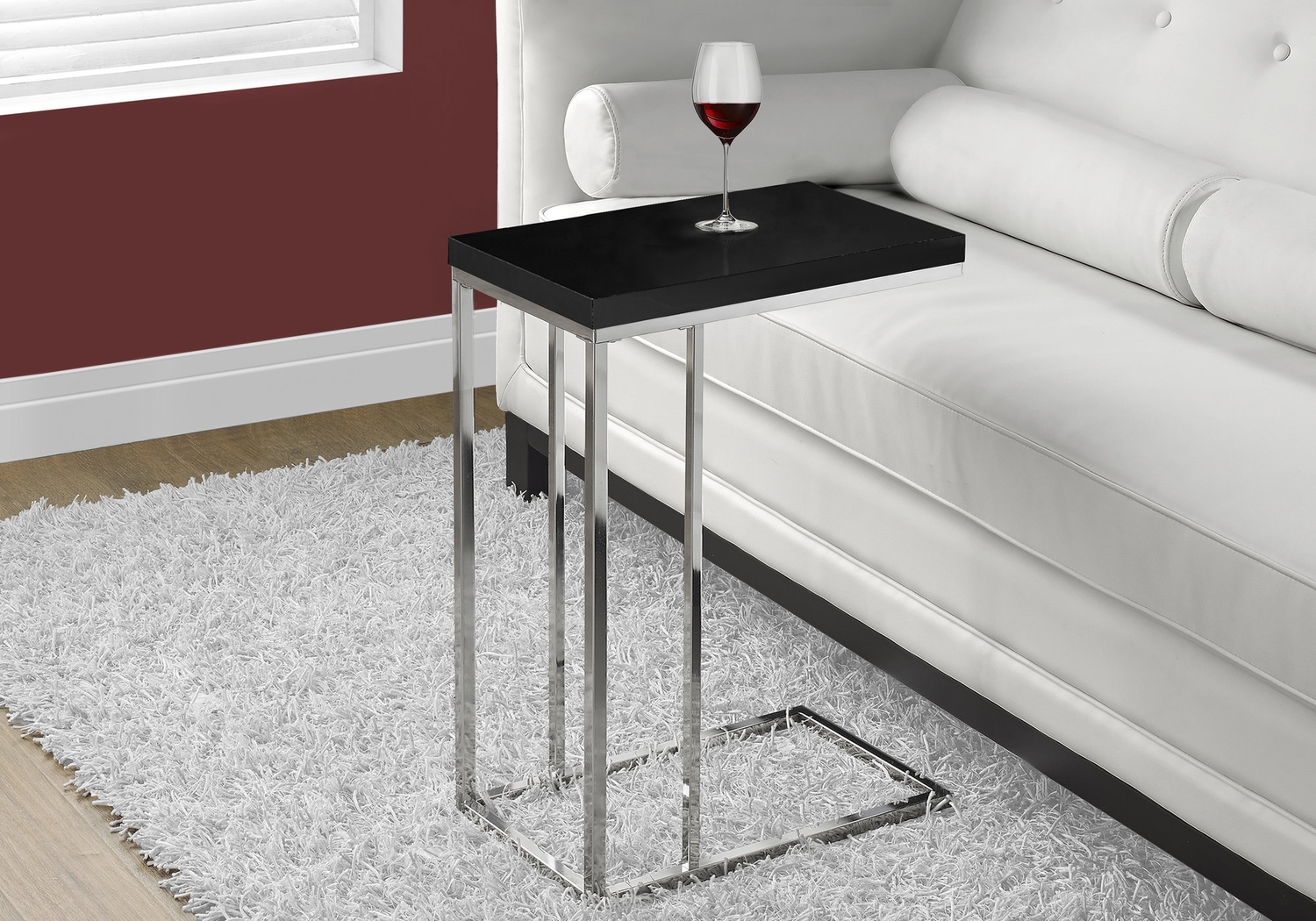 Russleo Black Accent Table - Thumbnail - Image 2