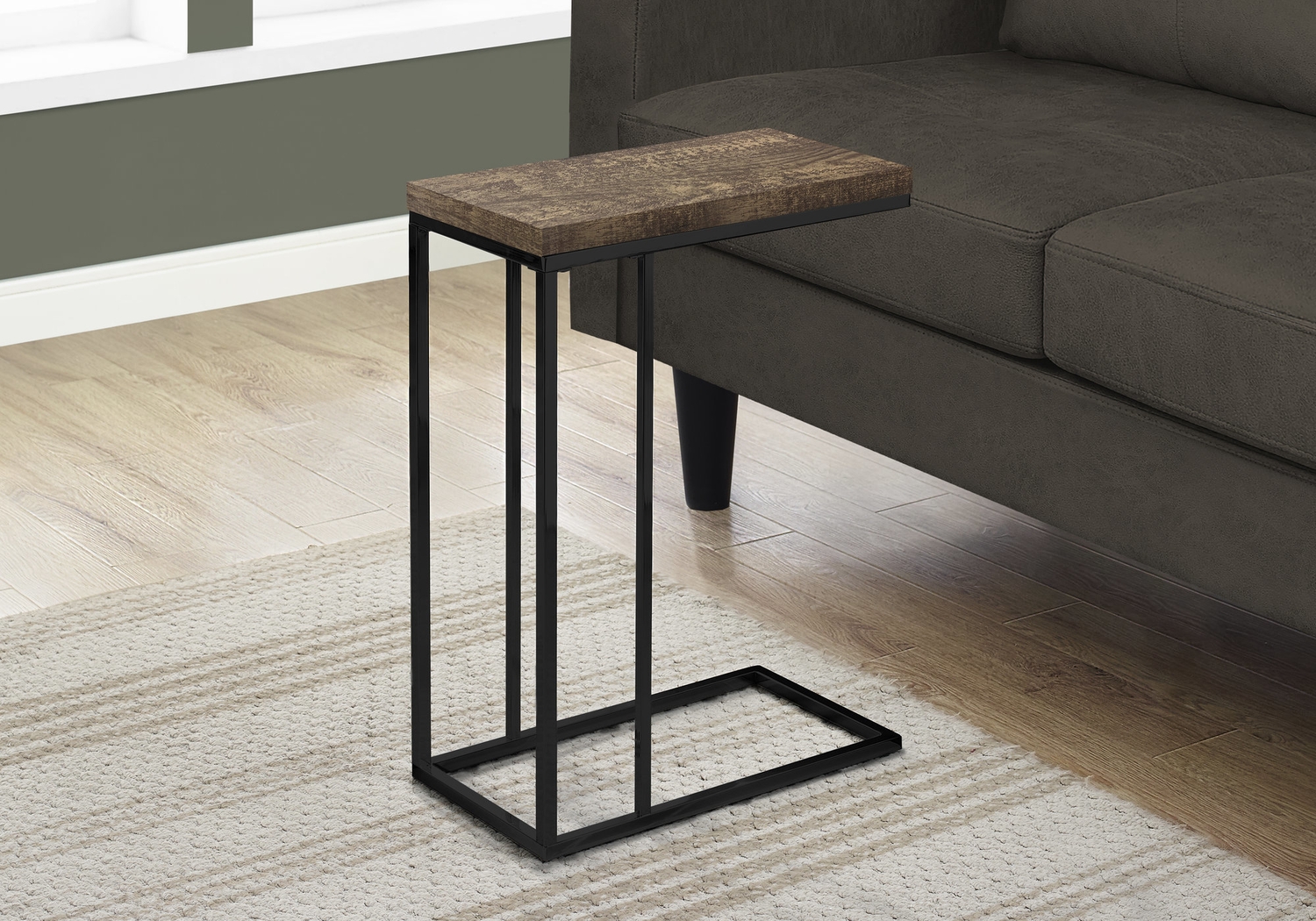 Russleo Brown Accent Table - Thumbnail - Image 2