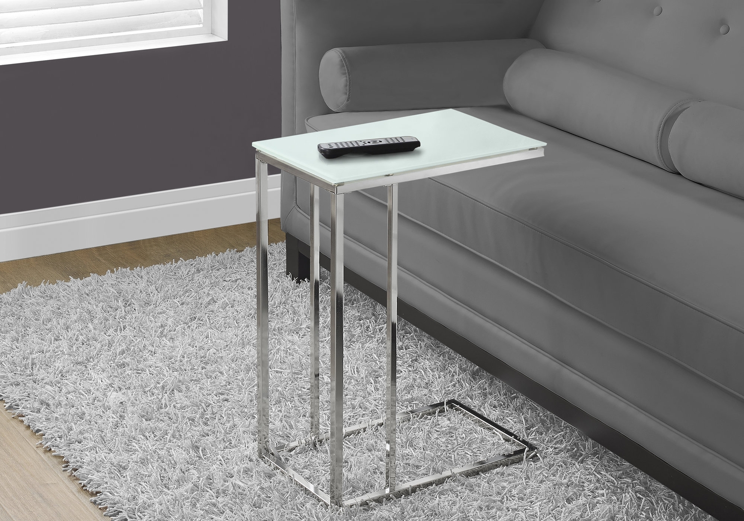 Russleo Chrome Accent Table - Thumbnail - Image 2