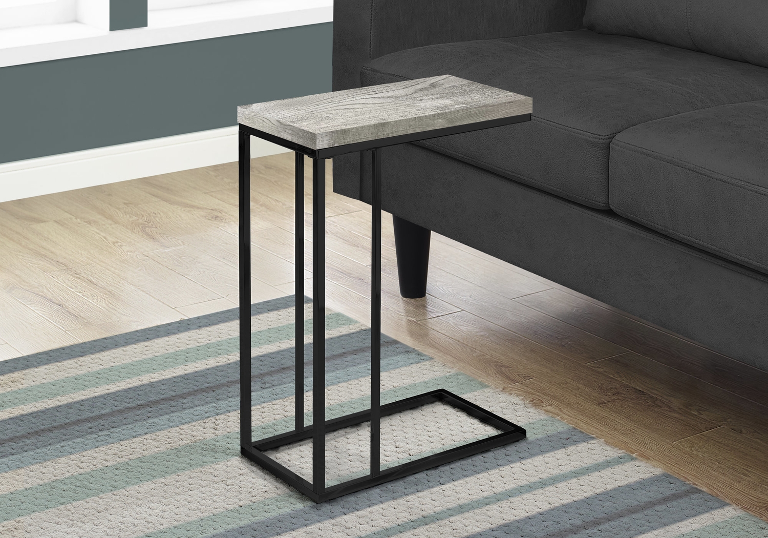 Russleo Gray Accent Table - Thumbnail - Image 2