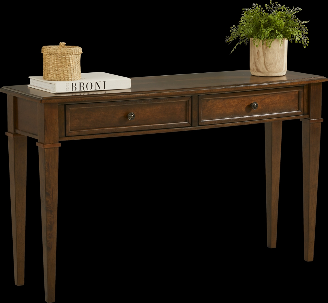 Russo Lane Brown Sofa Table - Thumbnail - Image 2