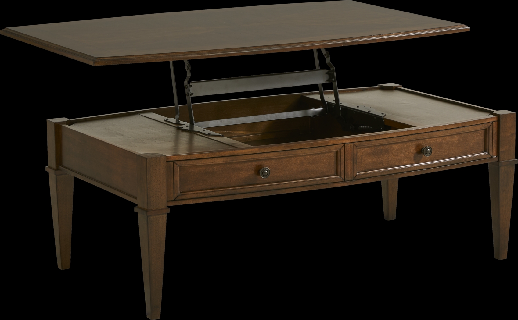 Russo Lane Brown Storage Cocktail Table - Thumbnail - Image 3