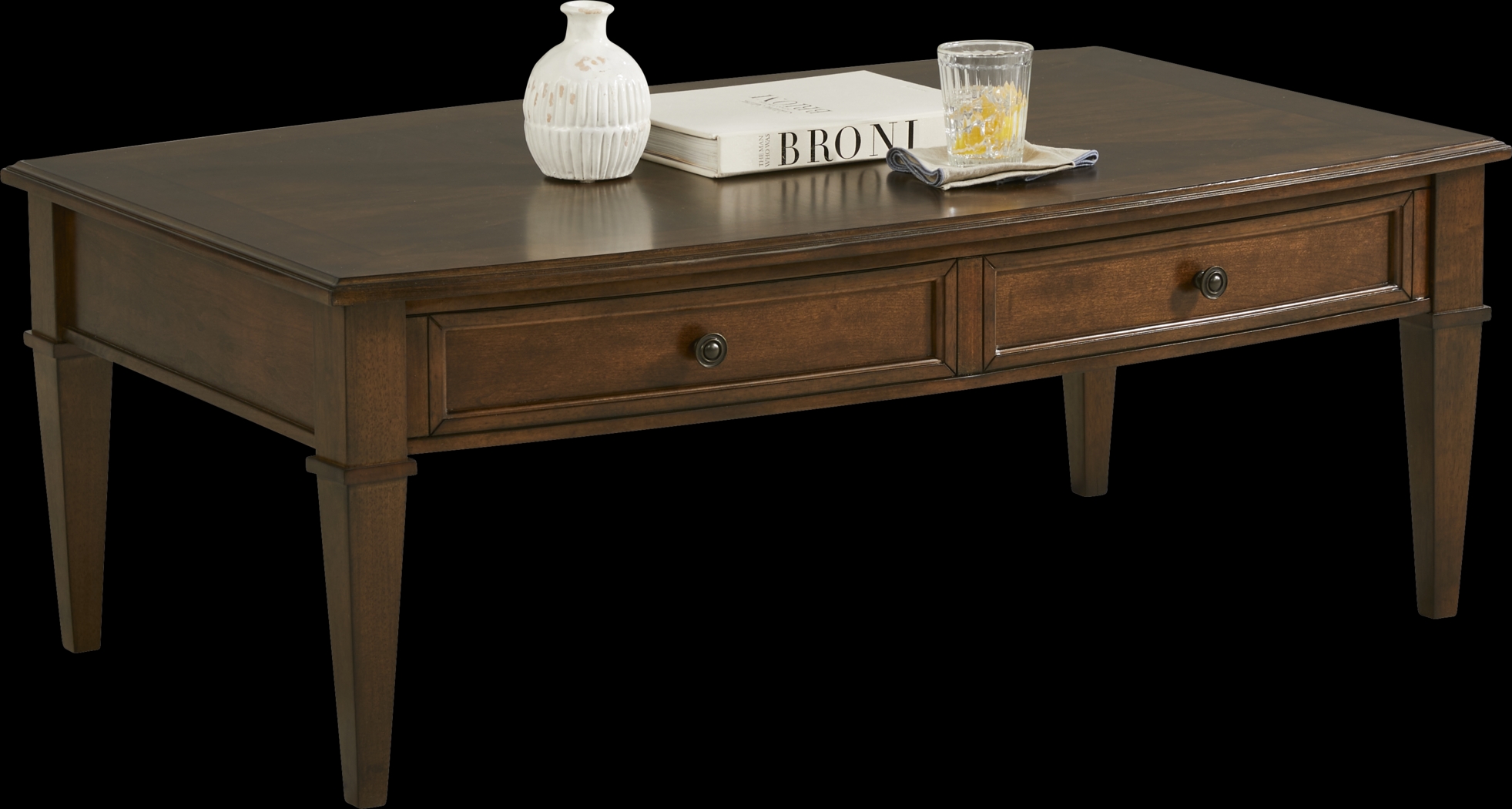 Russo Lane Brown Storage Cocktail Table - Thumbnail - Image 2