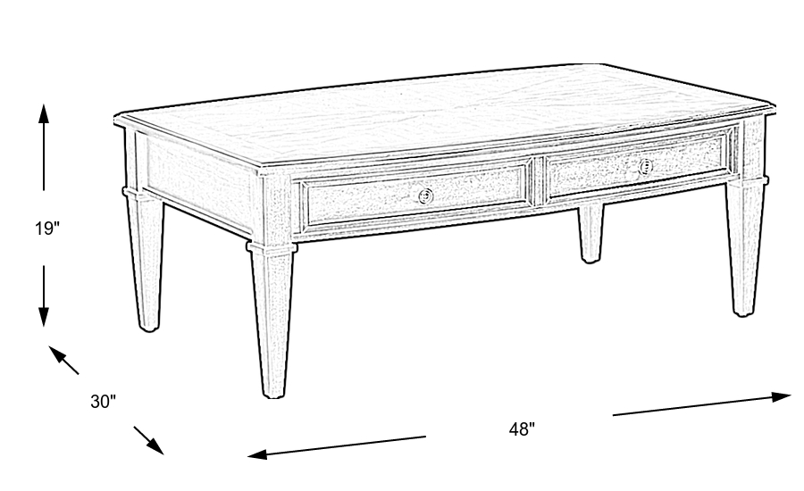 Dimension Image. Please refer to the Dimension Tab on this page for dimension details.
