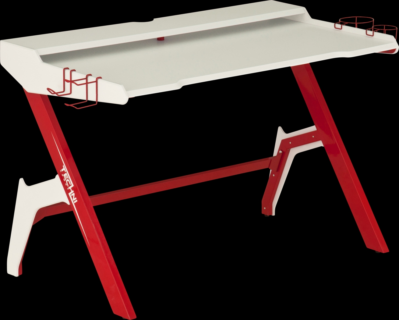 Russuo Red/White Gaming Desk - Thumbnail - Image 1